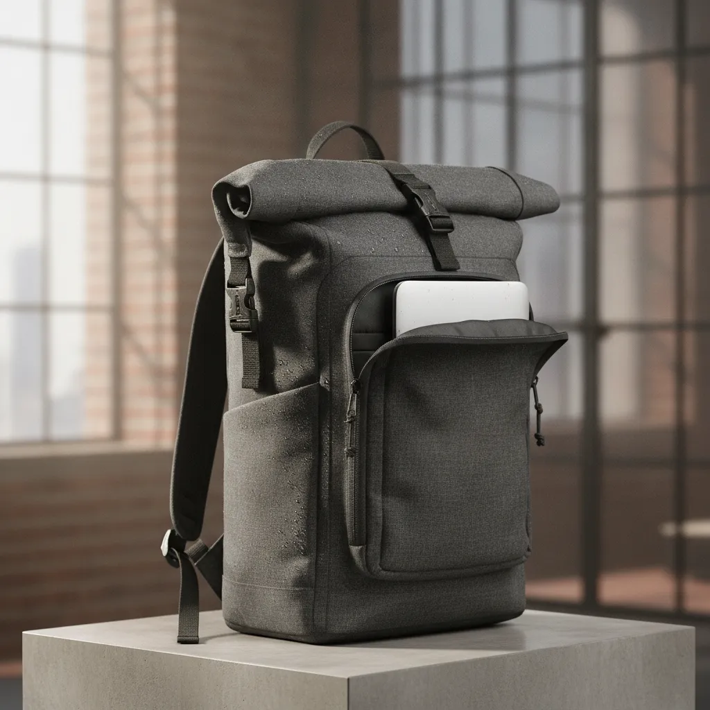 Mochila Arquivo — Volume 22L com compartimento acolchoado